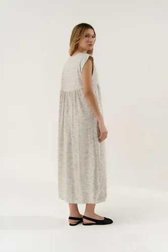 Vestido De Jersey Largo Escote En V