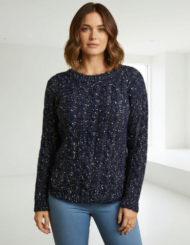 Sweater Tejido  Pelucitas Colores Importado