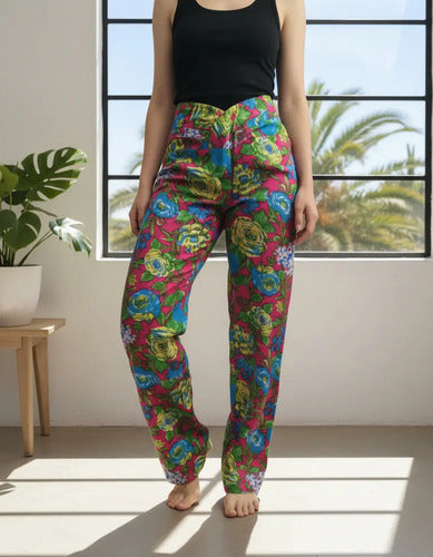 Pantalón Liviano Importado Estampado Colores