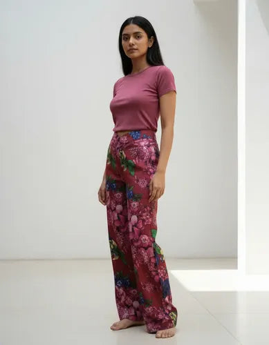 Pantalón Liviano Importado Estampado Colores