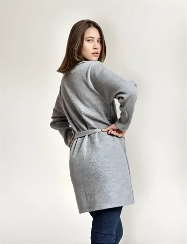 Tapado Trench Abrigo Con Eco Cuero