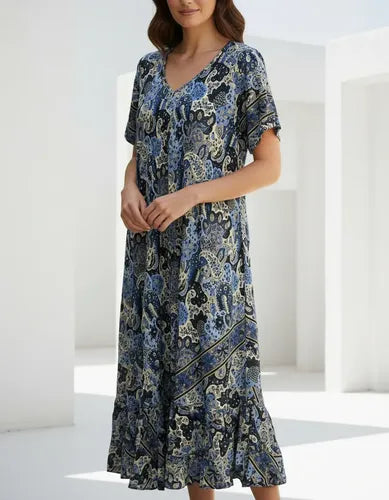 Vestido India Importado Seda Hindú Talle Grande Xxxl