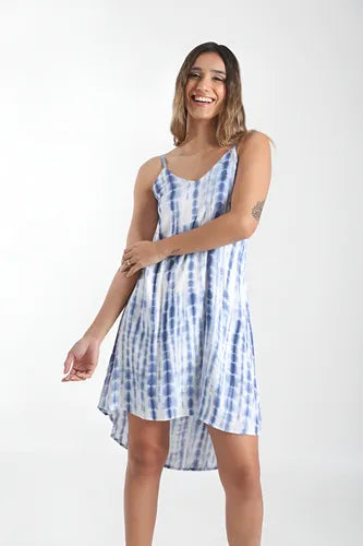 Vestido Sin Mangas Batik De India