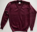 Sweater  Pullover  Talle 6  Niño/a Bordo Bordó Liso 6