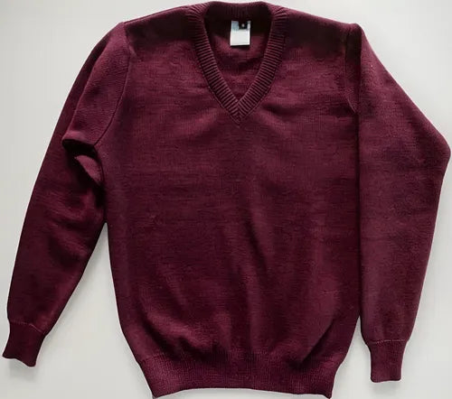 Sweater  Pullover  Talle 6  Niño/a Bordo Bordó Liso 6
