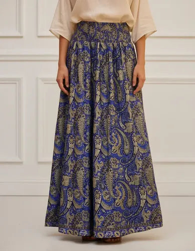 Pollera De Seda Hindú Evasé