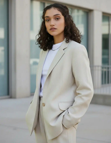 Saco Blazer De Lino