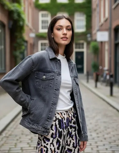 Campera De Jean Denim Basica Jean Rígido Gris Oscuro Xl Lisa