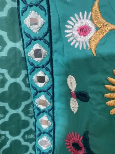 Saco Chaqueta Bordada De India