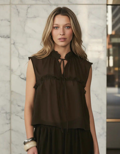 Blusa De Gasa
