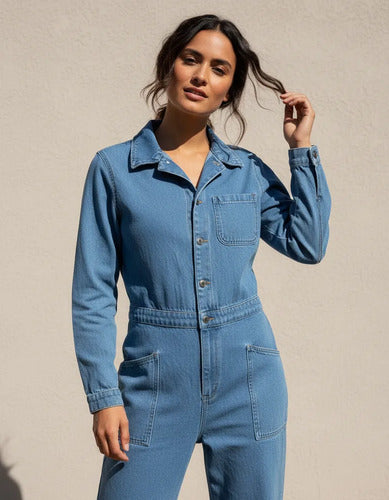 Mono Enterito Overall  Denim Jean