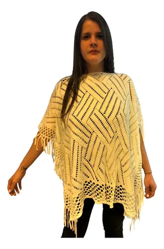 Poncho Ruana Tejidos Importados