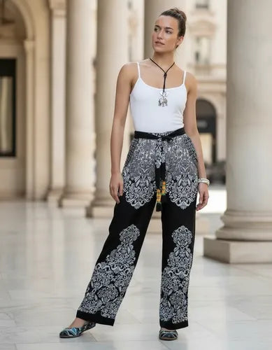 Pantalón Estampado Liviano Importado