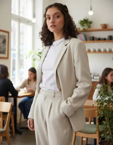 Saco Blazer De Lino