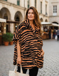 Poncho De Peluche Grande Plus Size