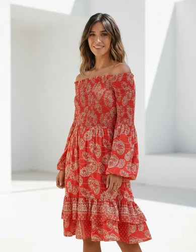 Vestido De Seda Hindú Corto Nido De Abeja Mod. 8