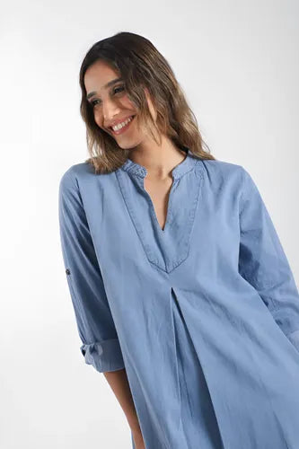 Vestido Túnica De Jean Denim