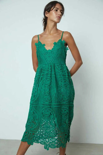 Vestido  Solero Importado Fiesta Broderie