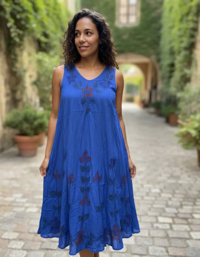 Vestido Solero India Hindú Talle Grande Nuevo 2da Selección