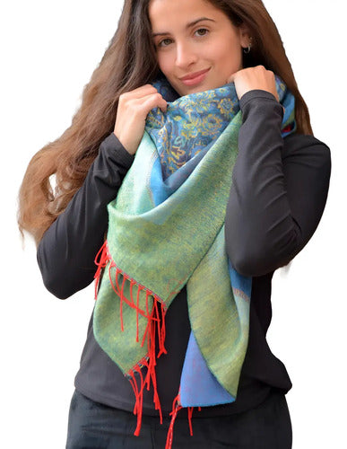 Pashmina Bufanda Bufandon Boho Mandalas Búlgaros Grande