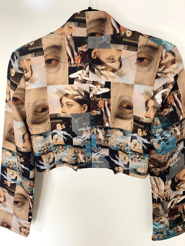 Saco Chaqueta Fiesta Noche Venus Collage Cupido Arte