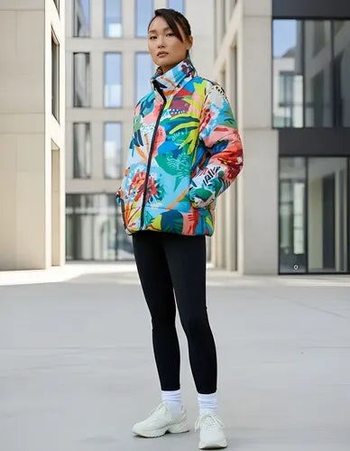 Campera De Abrigo Puffer Estampada Estampada L