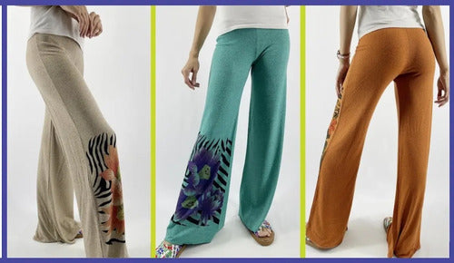 Pantalón Comodo De Lanilla Boho Hippie