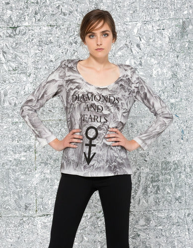 Remera Manga Larga De Diseño