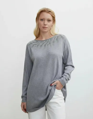 Sweater Tejido Strass Importado Amplio Hasta Xxl