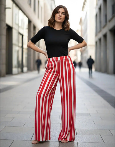 Pantalón Palazzo Modal Amplio