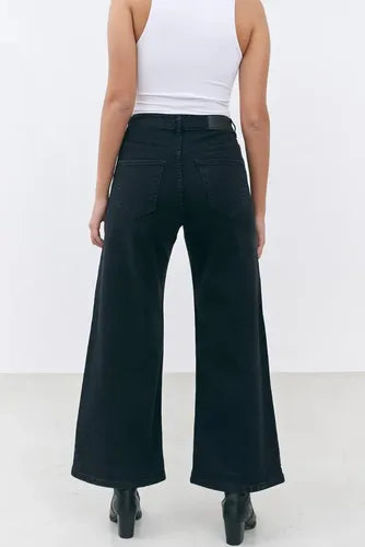 Jean Wide Leg Negro