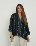 Saco Chaqueta Kimono Estampado Modelo Amplio