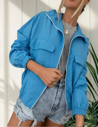Campera Cargo Rompeviento Nueva De 2da Selección