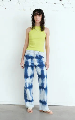 Pantalón Jean Denim Batik Celeste Liso 36