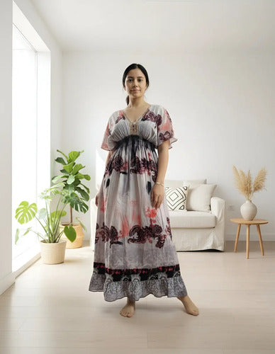 Vestido  Largo Importado  Boho Estampado
