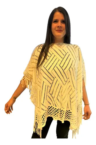 Poncho Ruana Tejidos Importados
