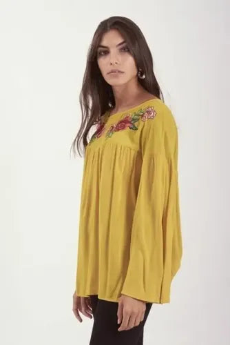 Blusa Camisa Bordada Importada Boho Tipo Vars India Style