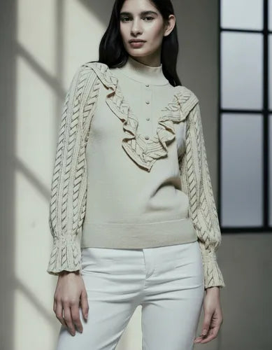 Sweater Importado Cod. 0024 Beige Liso Único
