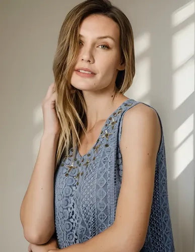 Vestido Sin Mangas Largo Con Forro Boho