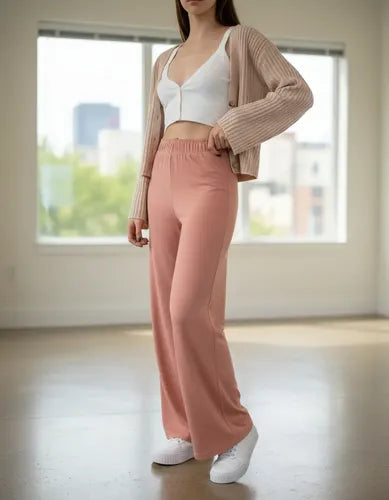 Pantalón Jogging Viscosa Cómodo Ancho