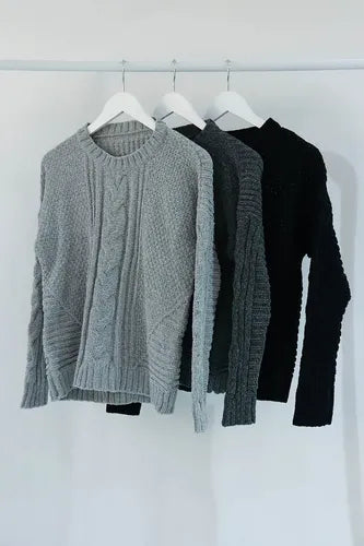 Sweater Pullover Chenille Básico