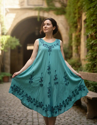 Vestido Solero India Hindú Talle Grande Nuevo 2da Selección