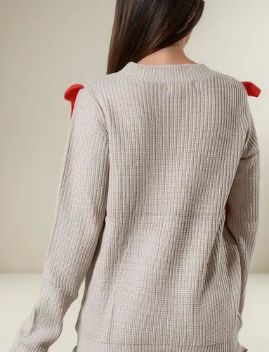 Sweater Con Volados Y Cierres