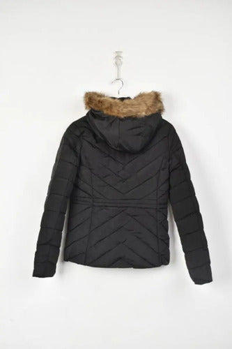Campera De Abrigo Importada Negro L Liso