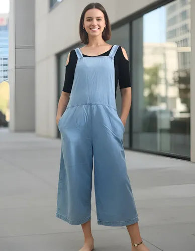 Jardinero Enterito Denim Jean Celeste Lisa M