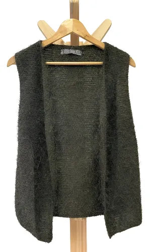 Chaleco Tejido De Diseño Pelo De Mono