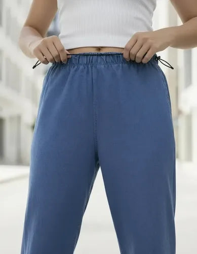 Pantalón Babucha De Jean Denim