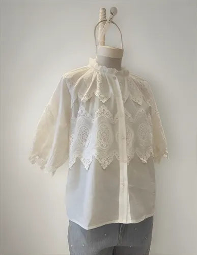 Blusa De Puntilla Importada Modelo Amplio