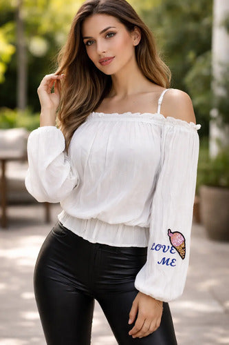 Camisa Blusa Paisana Importada