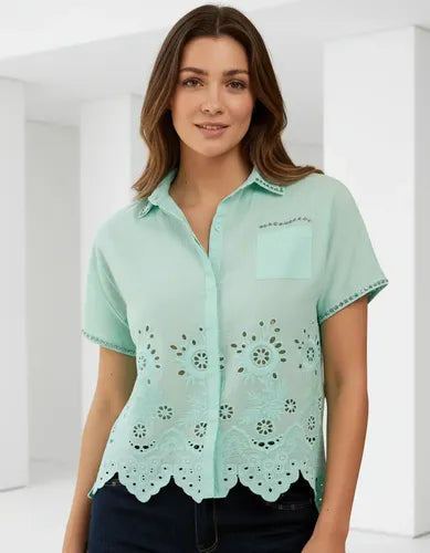 Camisa Blusa Importada Tipo Vars Broderie